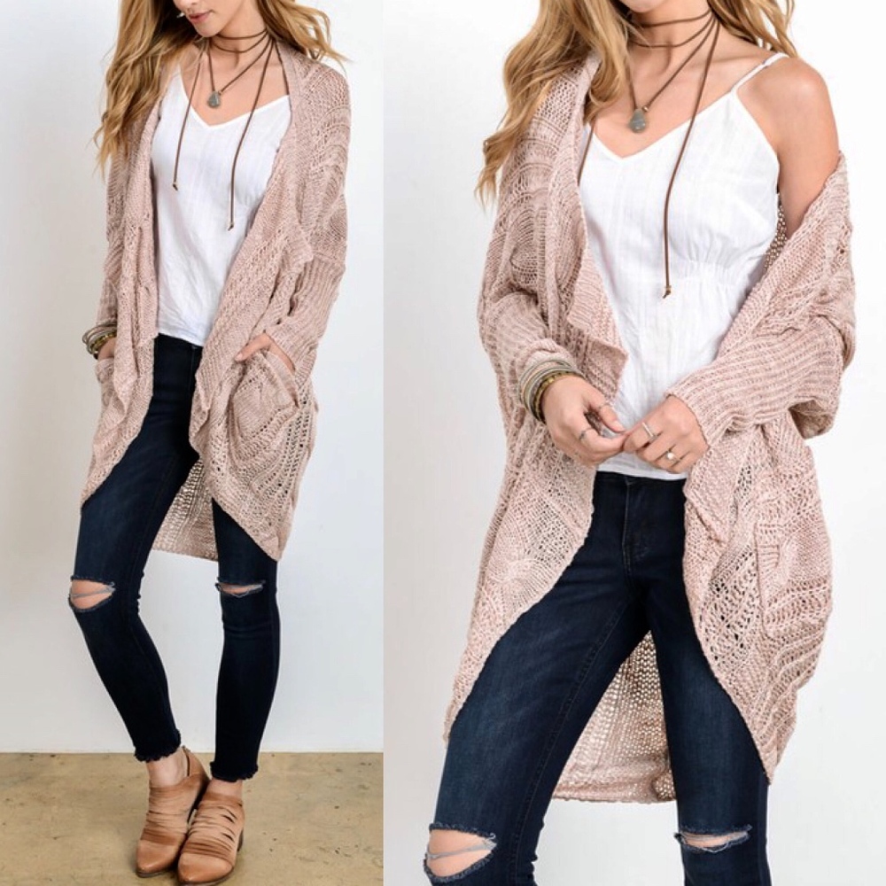 VANDA Softest Knit Cardigan - WINE - Picture 3 of 4